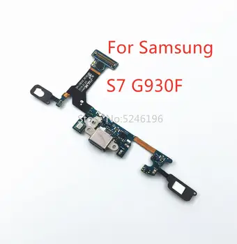 1db Micro USB Töltő Töltő Port mini Dock Csatlakozó Flex Kábel Samsung Galaxy S7 G930F SM-G930F PCB Áramkör