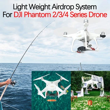 A DJI Fantom 2 3 4 Drón Könnyű Súly földre száll Rendszer Drón Levegő-Esik a Halászati Csali Gyűrűt Ajándék Szállítás Tartozékok