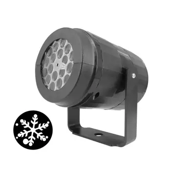 LED-es Színpadi Világítás LED Hópehely Projektor Lámpa Hóvihar Projektor Karácsonyi Hangulat Ünnepi, Családi Party Dekoráció, Különleges Lámpák