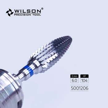 WilsonDental Burs 5001206-ISO 275 176 060 Volfrám-Karbid Fogászati Burs vágás Akril