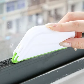 1 állítsa ablak groove tisztító kefe Nook Megtalálhatók ablakmosó Fürdőszoba, Konyha Padlóján Gap Háztartási eszköz, készülék