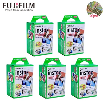 10/20/40/50/60/80/100 Lap Fuji Fujifilm 3 Inch Instax mini 11 9 Film Azonnali Instax Mini 11/9/8/7+ Kamera Fotó Papír