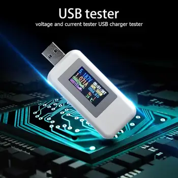 10 in 1 Digitális Dispay 4-30V DC USB Teszter Aktuális Töltő Feszültség Jelző Power Bank Akkumulátor Kapacitás Volt-Mérő Detektor