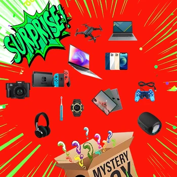 100% Magas Minőségű Mystery Box Győztes 2021 Újdonság, Meglepetés Ajándék Szerencsés Véletlen Termékek Telefon, Kamera, Drónok Bármi Lehetséges