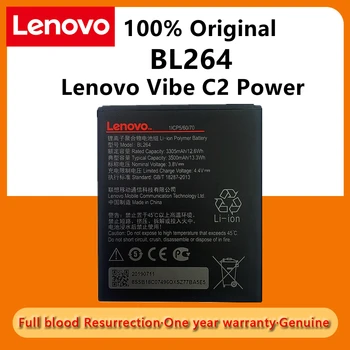 100% Oroginal Akkumulátor BL264 Akkumulátor Lenovo Vibe C2 Hatalom a Lenovo Vibe C2 Hatalom BL264 Akkumulátorok Volta