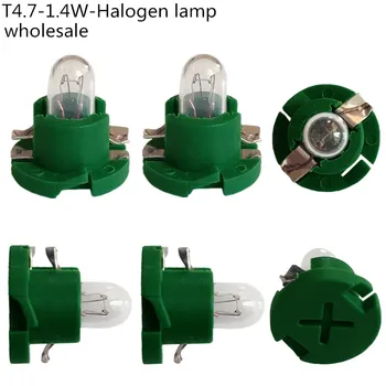 10piezas T3 T4.2 T4.7 lámpara halógena COCHE 12V 12V Automatikus Belső instrumento bombillas de luz de panel lámparas