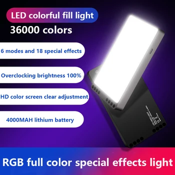 10w Hordozható RGB Kézi Fényt Zsebében Fény Színes Élő Fényt Fotózás Fény Multifunkcionális Jelenet LED