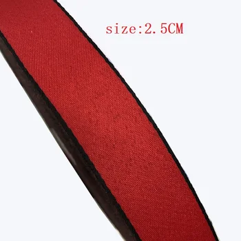 10yards/sok széles, 2,5 cm-es Szőtt Jacquard Szalag Kárpitok vörös szilárd színes design, ruházat, kiegészítő, LS-0772