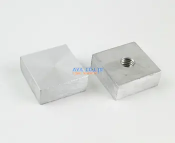 12 Db 25mm-es Alumínium Lemez Üveg asztallap Adaptert Csatlakoztassa Tér Dekoráció