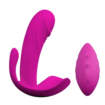 12 Sebesség Dildó Vibrátor Vezeték nélküli Távirányító Hordható Nadrág Vibrátor G-pontot Klitorisz Stimulátor Anális Szex játékszer A Nők Pár