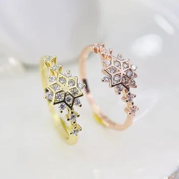 14K Arany Színű Ékszert 1 Karátos gyémántgyűrűt a Nők Csehország Esküvői Zenekarok Feszültség Beállítás Luxus 14 K Sárga Arany Gyémánt Judit