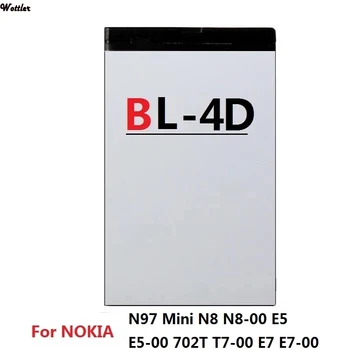 1DB 3,7 V 1200mAh BL-4D BL4D BL 4D-s Lítium-Li-Po Akkumulátor Nokia N97mini N8 E5 E7 808 702T T7-00 N5 N8-00 N803 Telefon akkumulátorok