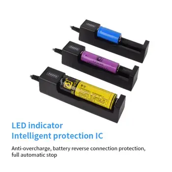 2021 Akkumulátor Töltő 18650 Univerzális USB LED Smart Chargring Teljes Abba Az Újratölthető Akkumulátor Li-ion 26650 16340 14500 4,2 V