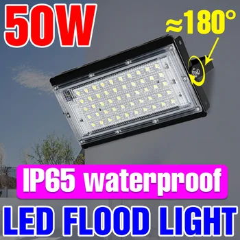 220V 50W Floodlight LED Külső Reflektorok Vízálló Fali Lámpa Kültéri Világítás LED Projektor Utcai Lámpák Kert, Táj