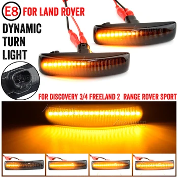 2db LED lámpa Dinamikus Oldalsó Helyzetjelző Lámpa Ismétlő Jelző Fény A Land Rover Freeland 2 Discovery 3 4 Rover Sport L320