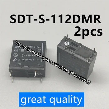 2db/sok SDT-S-112DMR eredeti relé 12V/10A/4 láb SDT-S-112DMR 12VDC