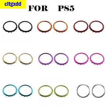 2DB szín aranyozott műanyag díszítő gyűrű PS5 díszítő gyűrű borítás csere ellenőrzés tartozékok