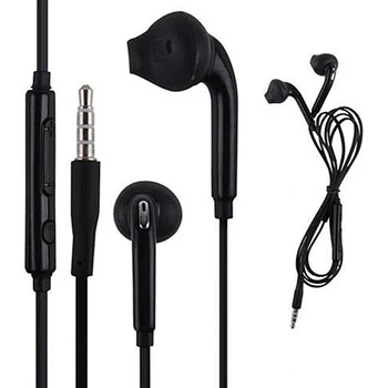 3,5 mm-es, Fekete, Vezetékes Fejhallgató Fülhallgató Mikrofonnal A Huawei Xiaomi S6 Mobil Telefon, Fülhallgató Fülhallgató