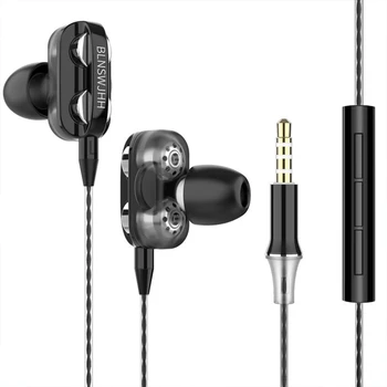 3,5 mm-es Vezetékes Fejhallgató Sztereó Zenét Fülhallgató Bass HiFi zajcsökkentés Sport Fülhallgató Mikrofonnal a Xiaomi Samsung
