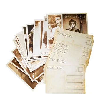 32 Db/csomag Vintage Stílusú Film Csillagok, Plakát, Rajz, képeslap Meghatározott Karácsonyi Ajándék Kártya Képeslapok, Üdvözlőlapok