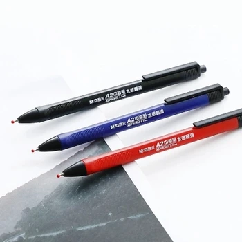 3Pcs/Sok Golyóstoll, 0,7 mm, Klasszikus minimalista toll Írószer Préselt Műanyag Toll a Diákok Hivatal Iskolai felszerelés