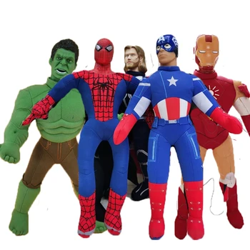 40 cm-es Disney Szuperhős Plüss Játék, Amerika Kapitány, vasember Pókember Thor, Hulk Bosszúállók Gyermekek Karácsonyi Ajándékot