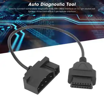 40cm/15.7 a 7‑Pin OBD1, hogy OBDII OBD2 16‑Pin Diagnosztikai Szkenner Adapter Kábel Alkalmas a Ford