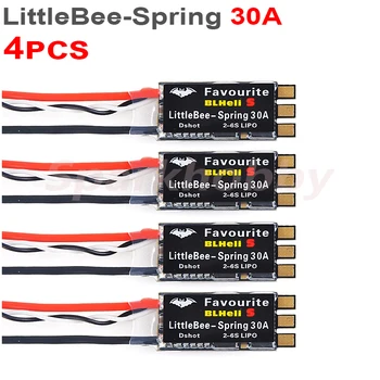 4DB LittleBee-Tavaszi 30A ESC Kedvenc BLHeli-S 2-6-OS LIPO ESC Támogatás Dshot Oneshot125 Oneshot42 Multshot, hogy az RC PFV Multicopter