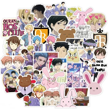 50pcs Anime Ouran High School Host Club Matrica Japán Klasszikus Anime Vízálló Matricák Gördeszka Matrica Laptop Bőrönd DIY