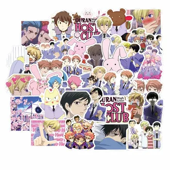50Pcs Anime Ouran High School Host Club Matrica Japán Klasszikus Anime Vízálló Matricák Gördeszka Matrica Laptop Bőrönd