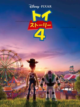 5d Diy Gyémánt Festmény Disney Toy Story 4 Plakát Rajzfilm Gyémánt-Mozaik Hímzés, keresztszemes Teljes Fúró Készlet lakberendezés Ajándék