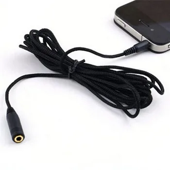 5m 16Ft Fülhallgató Fejhallgató Hosszabbító Kábel, 3,5 mm-es Jack Férfi-Nő AUX Kábel M/F Audio Hosszabbító Adapter Vezeték Kábel PS4 TV