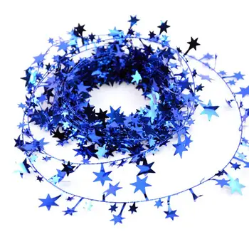 5m Lóg Csillag Fenyő Koszorú karácsonyfa Koszorú Dekoráció 5 Színben Karácsonyi Dekoráció Dísz