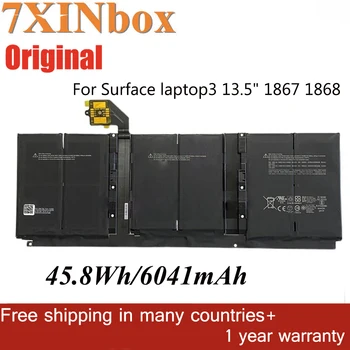 7XINbox 7.58 V 6041mAh 45.8 Mi G3HTA052H Eredeti Laptop Akkumulátor a Microsoft Surface Laptop 3 13.5 1867 1868 Notebook számítógép