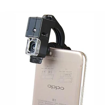 90X Zsebében Mikroszkóp telefon LED-es UV Fény 90x telefon mikroszkóp valuta bélyegző áramköri ellenőrzés