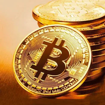 A BITCoin Művészeti Gyűjtemény Aranyozott Fizikai Bitcoin Bitcoin BTC esetén Ajándék Fizikai Fém Antik Utánzás Ezüst Érmék