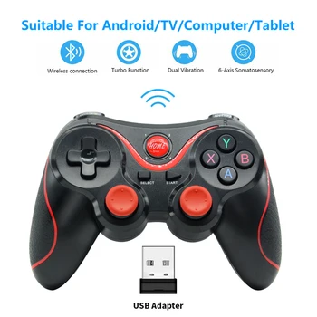 A Bluetooth Vezeték nélküli Vezérlő Mobil Játék Vezérlő Joystick PC Mobil Játék Kezelni, Irányítani a Játékot Kezelni a PS3 IOS14.6 Android