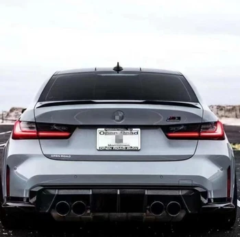 A BMW új 3-as sorozat M3 320i 330i 335i 340i 2019 2020 év G20-G28 M3 Szén-Rost Külső Hátsó Spoiler Farok Csomagtartó Csomagtartó Szárny