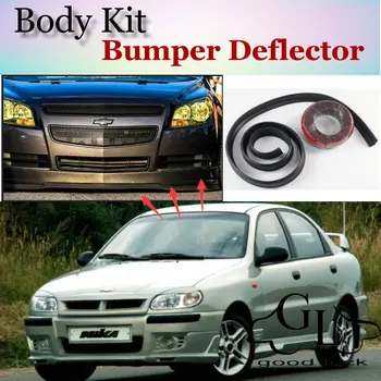 A Chevrolet Lanos Lökhárító Ajka Ajka / Autó Ajak Bolt Spoiler Autó Tuning / TOPGEAR Body Kit + Autó Karcolás Bizonyíték Ragasztó Szalag