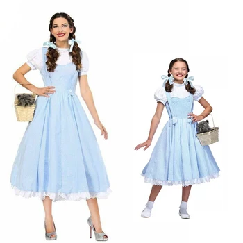 A film A 2020-as Dorothy ruha a Lány, mind a Nők Dorothy Cosplay jelmezes Halloween Hercegnő Jelmezek, Party Ruhák