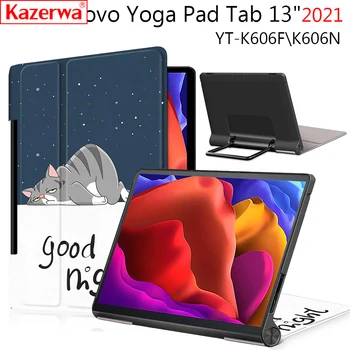 a lenovo yoga pad pro 13 esetben,Ultra vékony állni okos tabletta fedezi a lenovo yoga 13 lap YT-K606F esetben