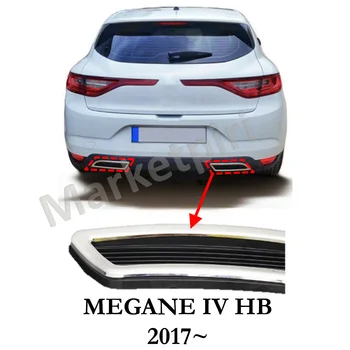 A Megane IV HB Rozsdamentes Acél Kipufogó-Diffúzor Keret Renault 2017~ Autós Kiegészítők Sport Tuning Kiváló Minőségű 4 Db