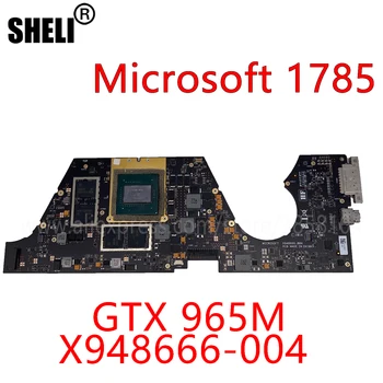 A Microsoft Surface Book 1785 Alaplap Billentyűzet GPU GTX 965M X948666-004