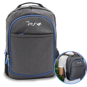 A PS4 Utazási Hátizsák Tároló Szervező Szállító védőtok válltáska Playstation 4 Konzol Adatkezelők