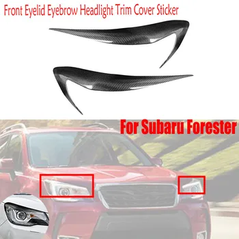 A Subaru Forester 2013 2014 2015 2016 2017 2018 Szénszálas Autó Stílus Első Szemhéj Szemöldök Fényszóró Trim Borító Matrica