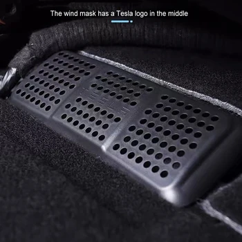 A Tesla Model 3-Y 2DB Hátsó klímaberendezés Aljzat Fedelét a Levélszemét-blokkoló Por Vissza az Ülés Alatt Net A Tesla Model y 3