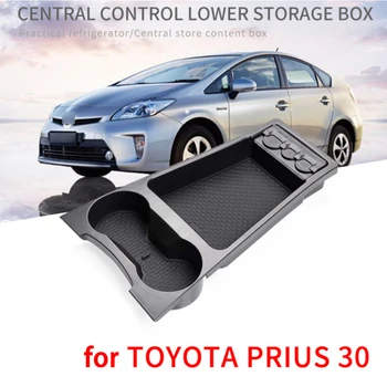 a Toyota Prius 30 ZVW30 2010 2011 2012 2013 2014 2015 Kartámasz Tároló Doboz Szervező Belső Kiegészítők középkonzol Tálca