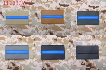 A vékony Kék vonal SWAT 3D PVC patch