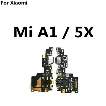 A Xiaomi Mi A1 USB Töltő Port Flex Kábel Töltés Dock Csatlakozót a PCB-Testület Szalag Flex Kábel + Fejhallgató Jack Audio Mi 5X