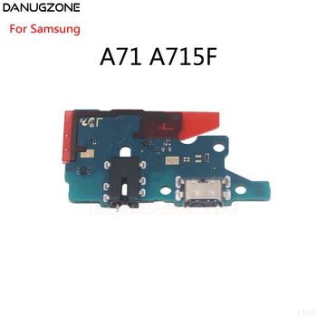 AAA Minőségű USB Töltő Dokkoló Port, Jack Aljzat Csatlakozó Felelős Testület Flex Kábel Samsung Galaxy A71 A715F